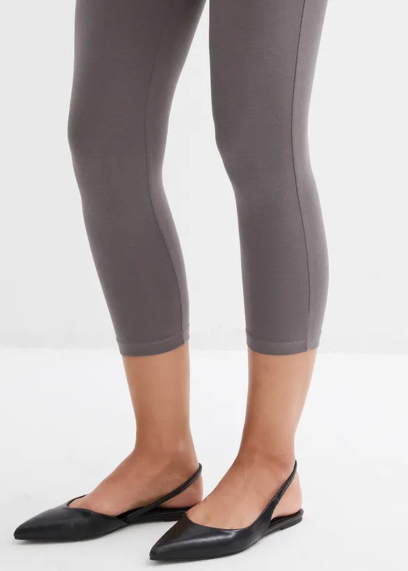 Lot de 2 leggings de grossesse, longueur 3/4, bonprix