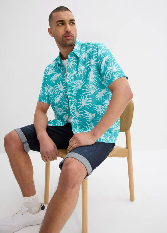 Chemise manches courtes en viscose, bonprix