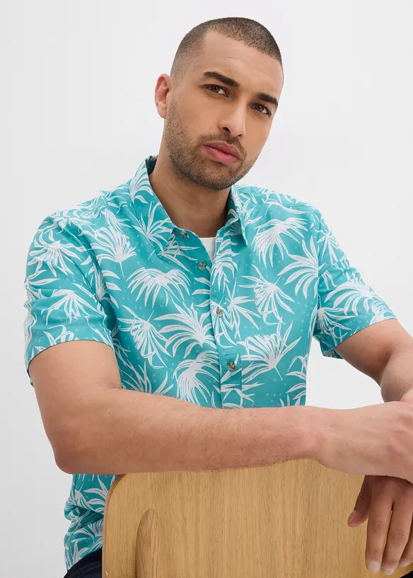 Chemise manches courtes en viscose, bonprix