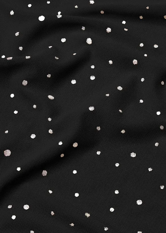 T-shirt en mesh brillant, bonprix