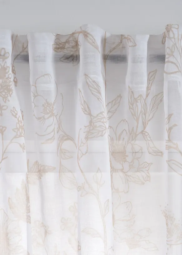 Voilage avec polyester recyclé (1 pce), bonprix