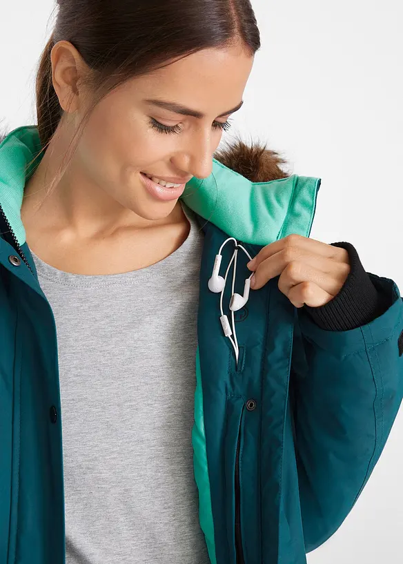 Parka outdoor imperméable et technique à capuche, bonprix