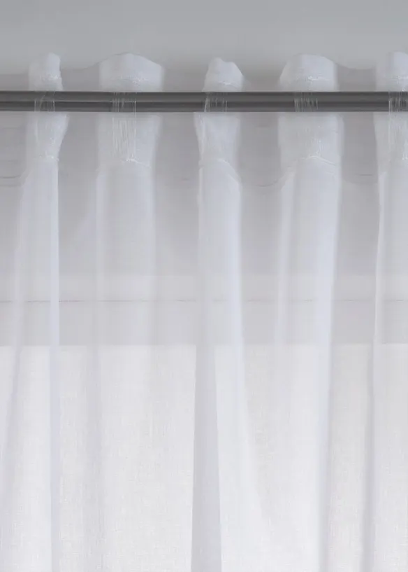 Voilage avec polyester recyclé (1 pce), bonprix