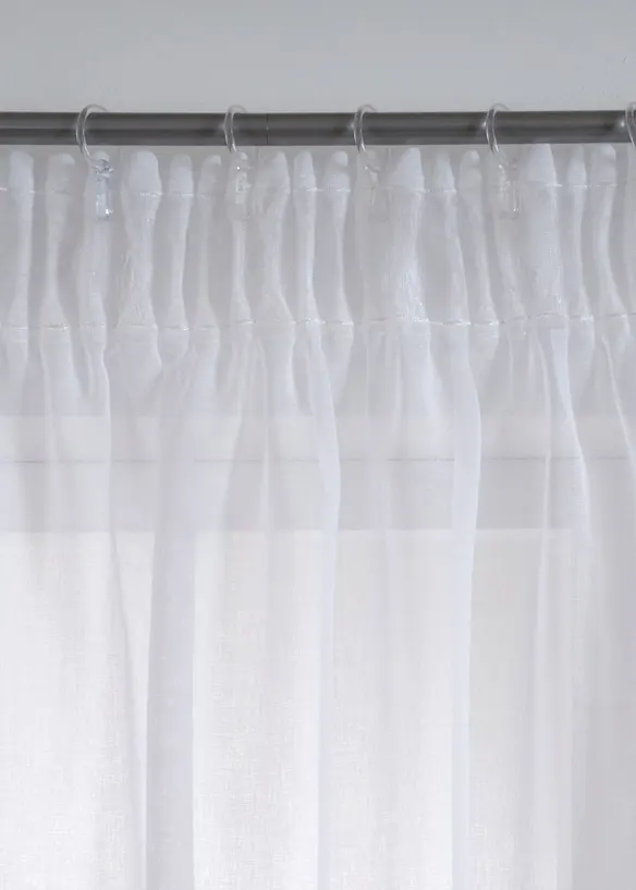 Voilage avec polyester recyclé (1 pce), bonprix