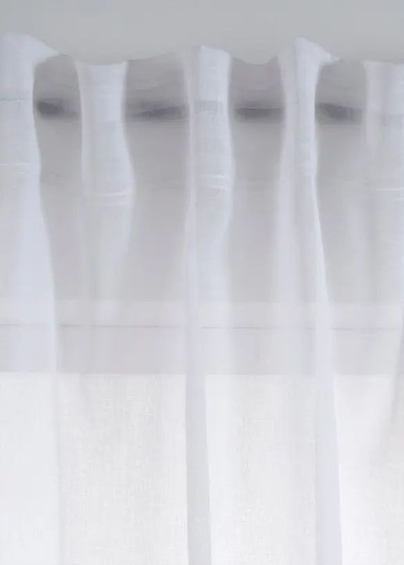 Voilage avec polyester recyclé (1 pce), bonprix