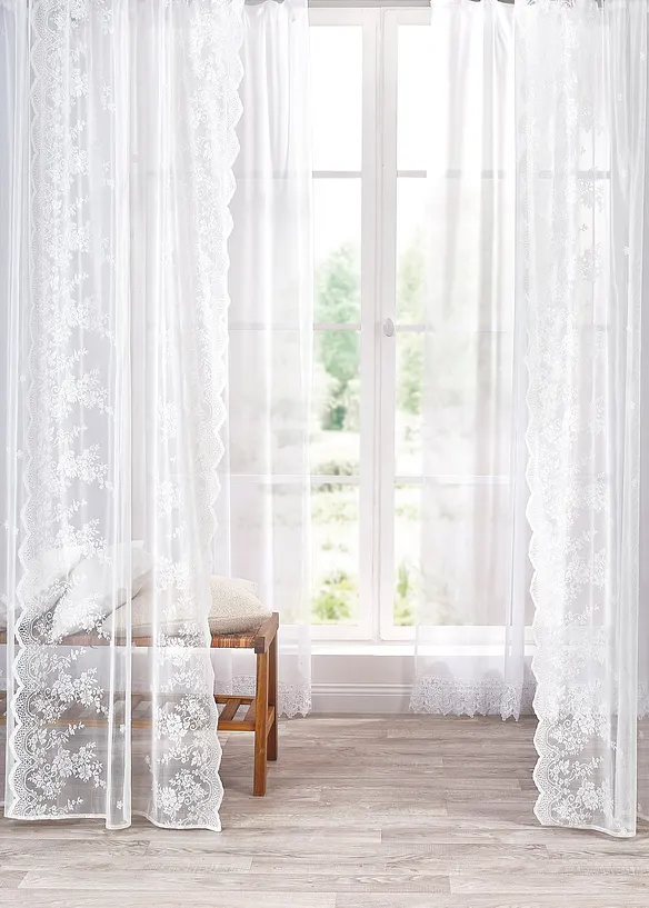 Voilage jacquard (1 pce), bonprix