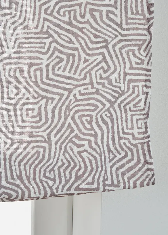 Store plissé à imprimé graphique, bonprix