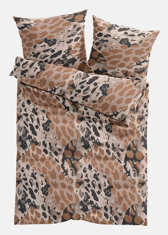 Parure de lit &agrave; imprim&eacute; animalier, bonprix