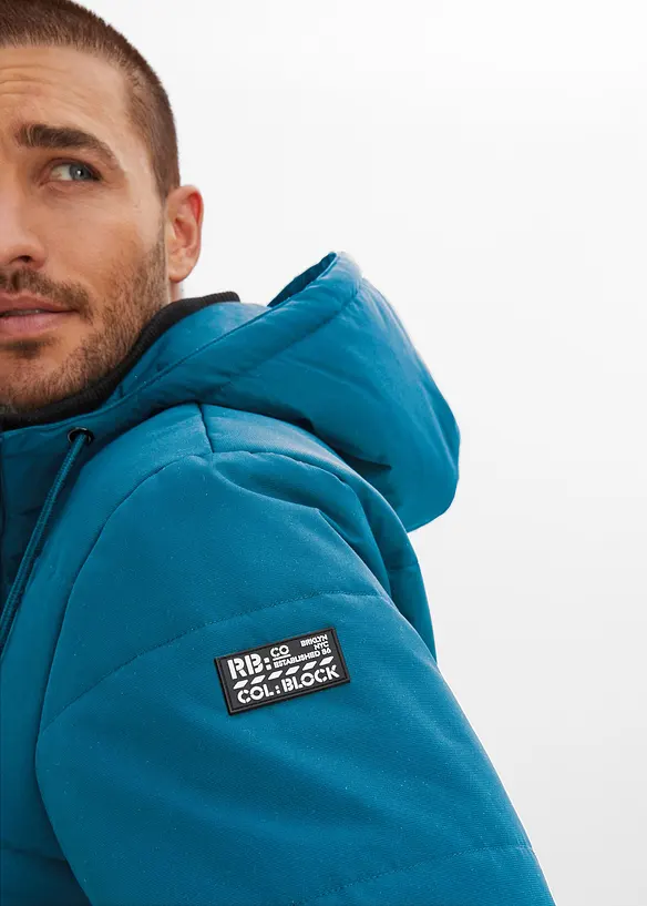 Blouson d’hiver matelassé à capuche, bonprix