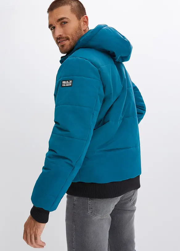 Blouson d’hiver matelassé à capuche, bonprix