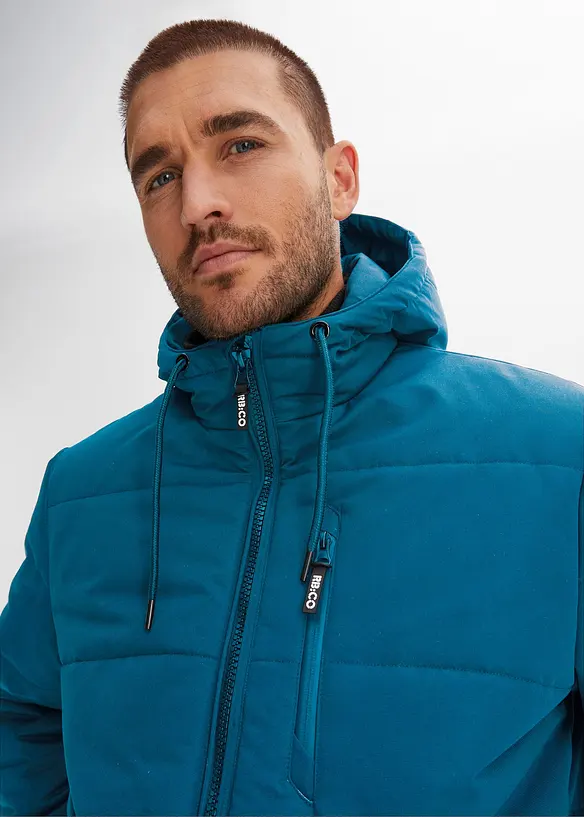 Blouson d’hiver matelassé à capuche, bonprix