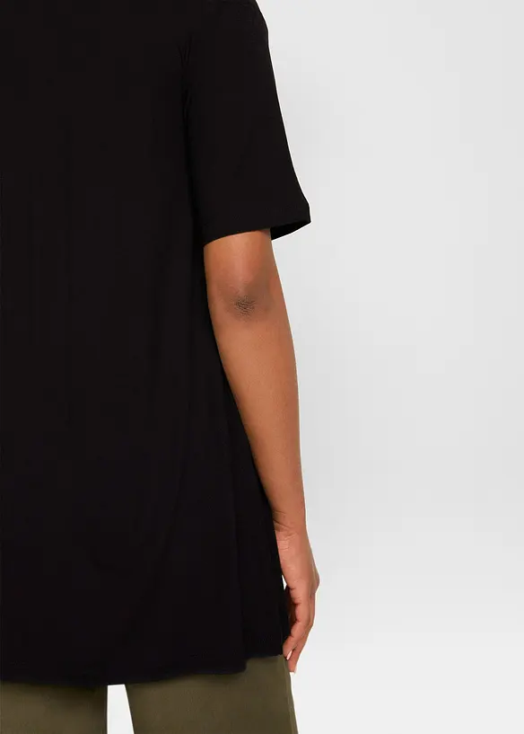 T-shirt tunique en viscose extensible, bonprix