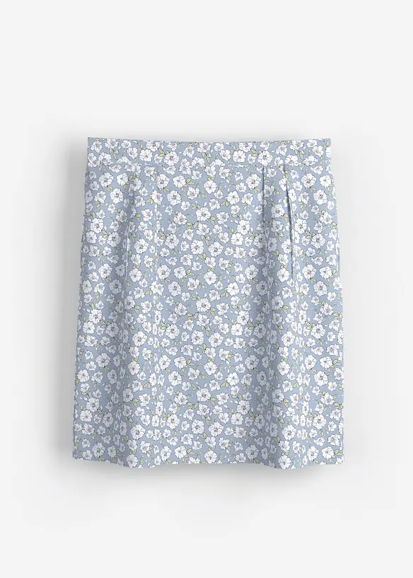 Mini-jupe en viscose fluide, bonprix