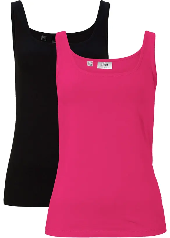 Lot de 2 tops, bonprix