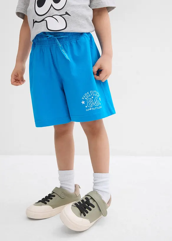 Lot de 2 bermudas jersey 100% coton, bonprix