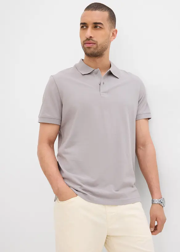 Polo en maille piquée 100% coton, bonprix