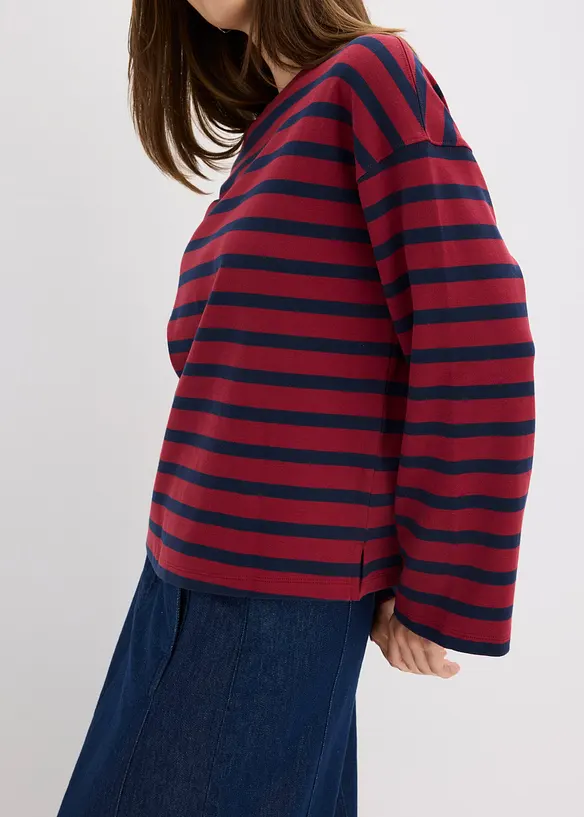 T-shirt marinière 100% coton, bonprix