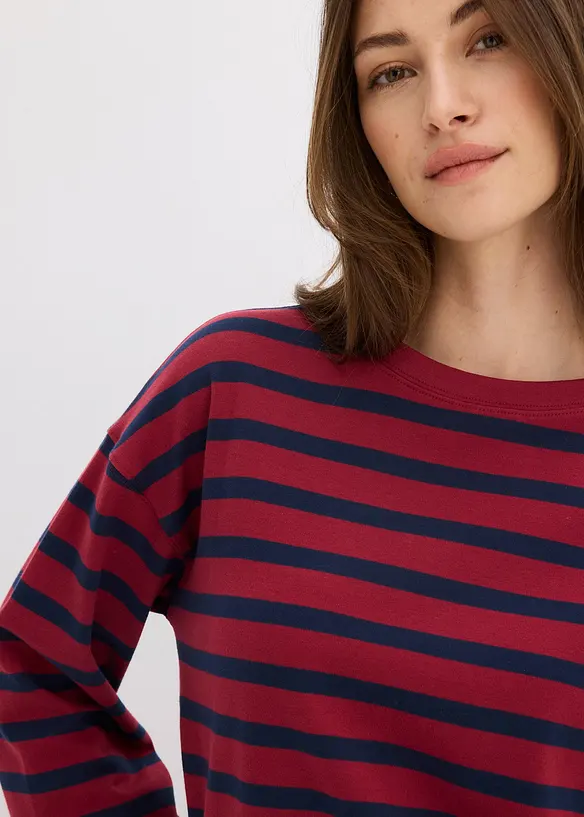 T-shirt marinière 100% coton, bonprix