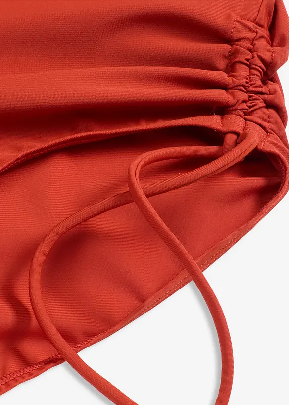 Maillot 1 pièce sculptant avec laçages, bonprix