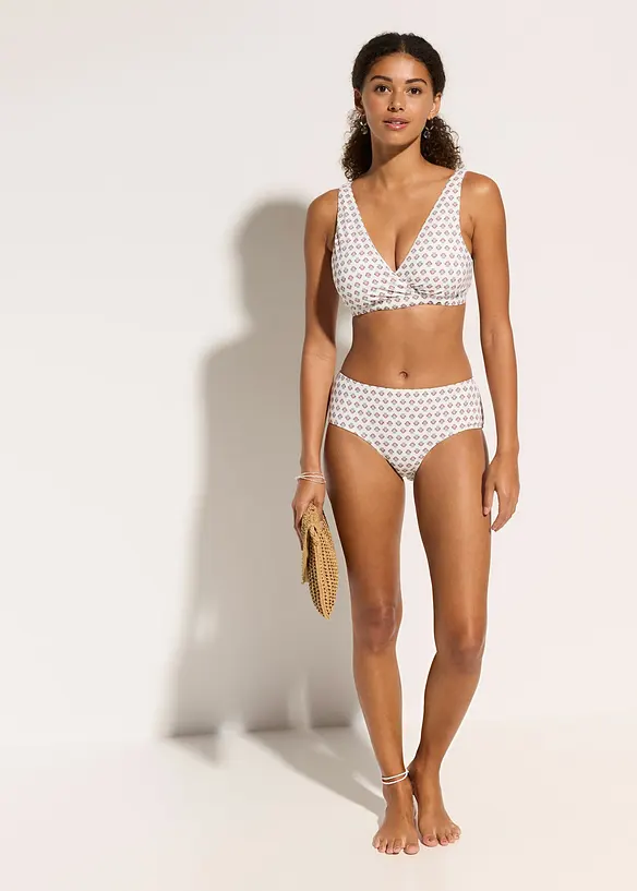 Haut de bikini brassière avec col en V, bonprix