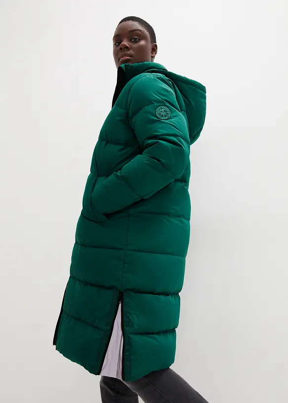 Doudoune longue avec duvet recycl&eacute;, bonprix