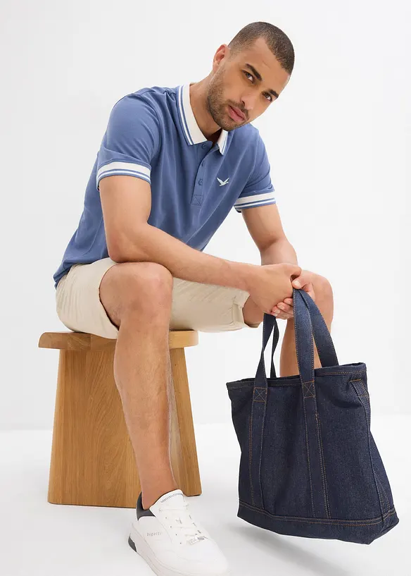 Polo en maille piquée 100% coton, bonprix