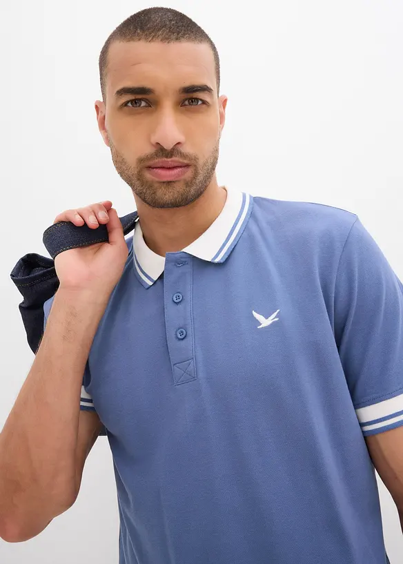 Polo en maille piquée 100% coton, bonprix