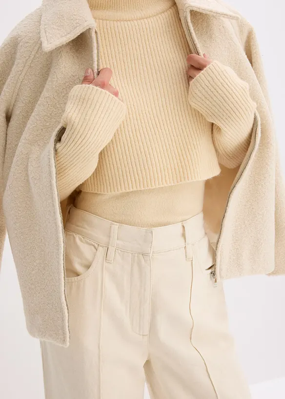 Pull à effet superposé, bonprix