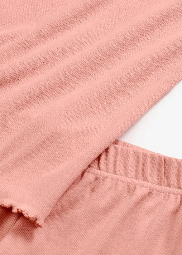 Pyjashort avec empiècement dentelle, bonprix