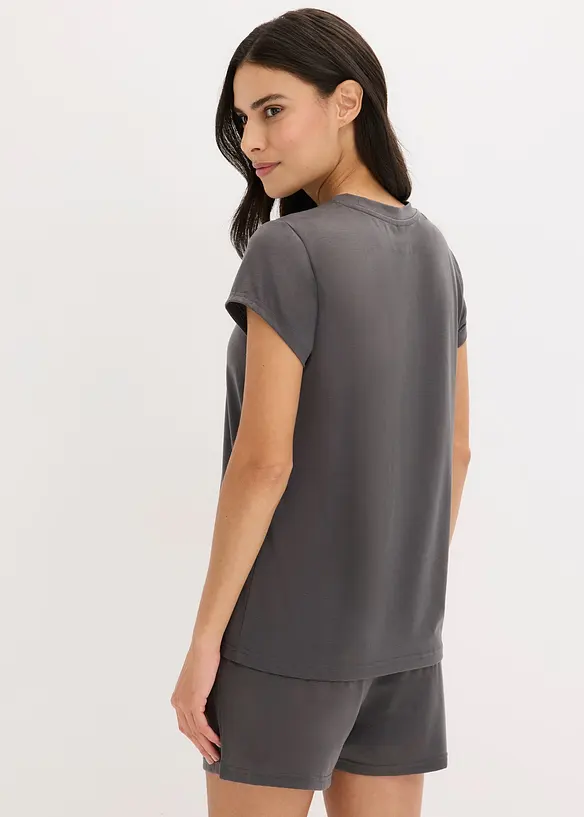 Pyjashort en matière douce et légère, bonprix