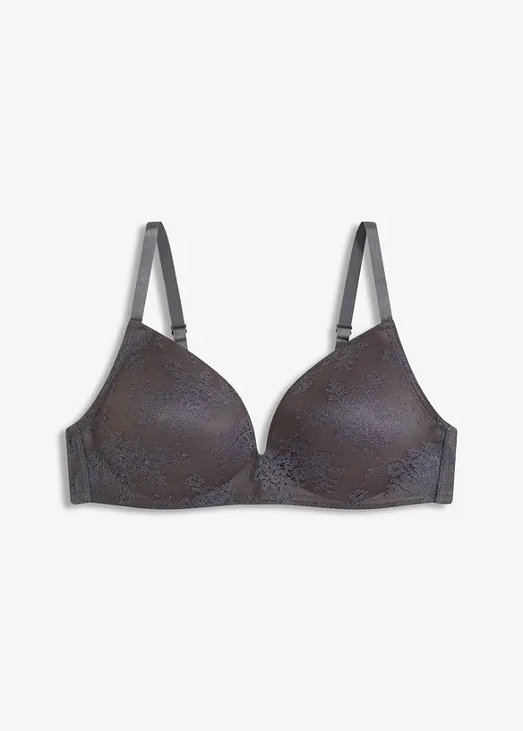 Soutien-gorge à coques sans armatures avec dentelle, bonprix