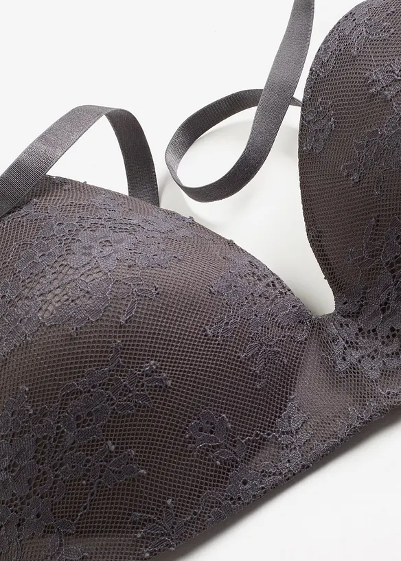 Soutien-gorge à coques sans armatures avec dentelle, bonprix