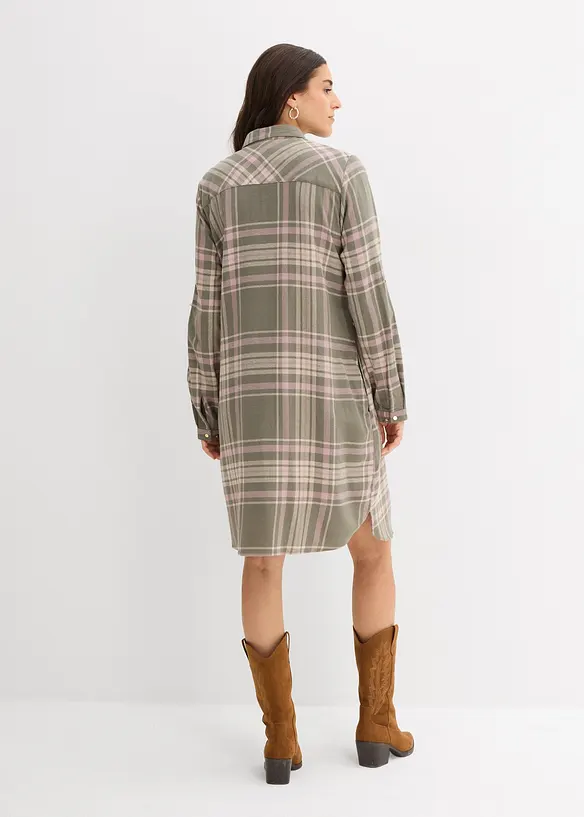 Robe-chemise 100% coton, bonprix