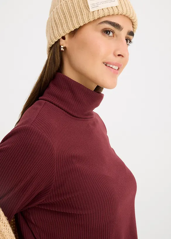 Pull chaud à col roulé, bonprix