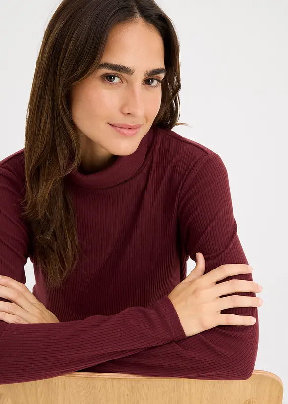 Pull chaud à col roulé, bonprix