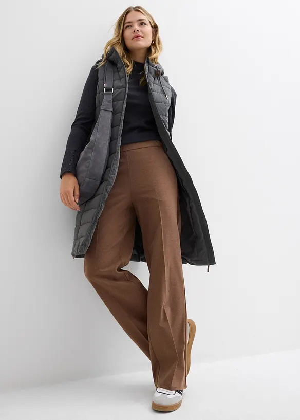Doudoune longue sans manches, bonprix
