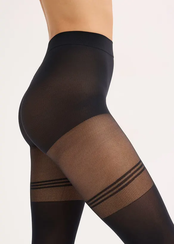 Collant effet jambières 70den, bonprix