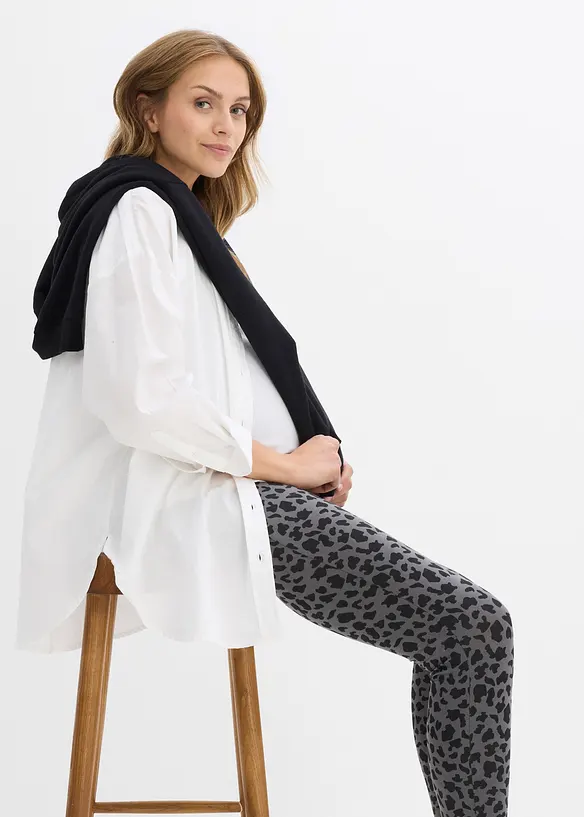 Lot de 2 leggings de grossesse, bonprix