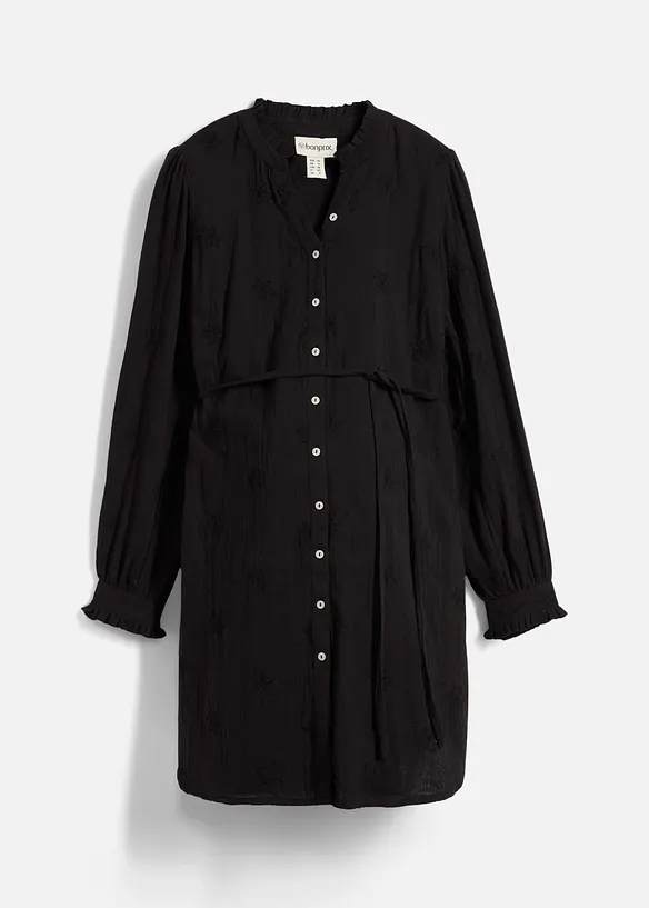 Robe-chemise de grossesse en gaze de coton douce, bonprix