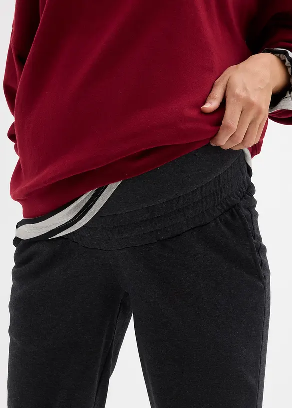 Pantalon de grossesse doux à taille élastiquée, bonprix