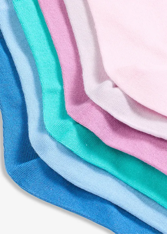 Lot de 6 paires de chaussettes mi-hautes en viscose majoritaire, bonprix