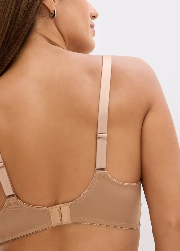 Lot de 2 soutiens-gorge avec effet brillant, bonprix