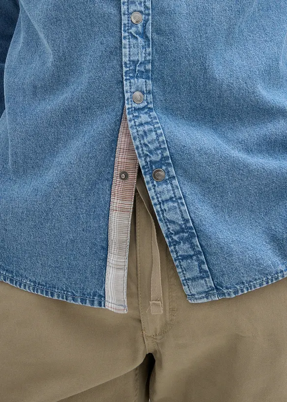 Chemise en jean 100% coton, bonprix