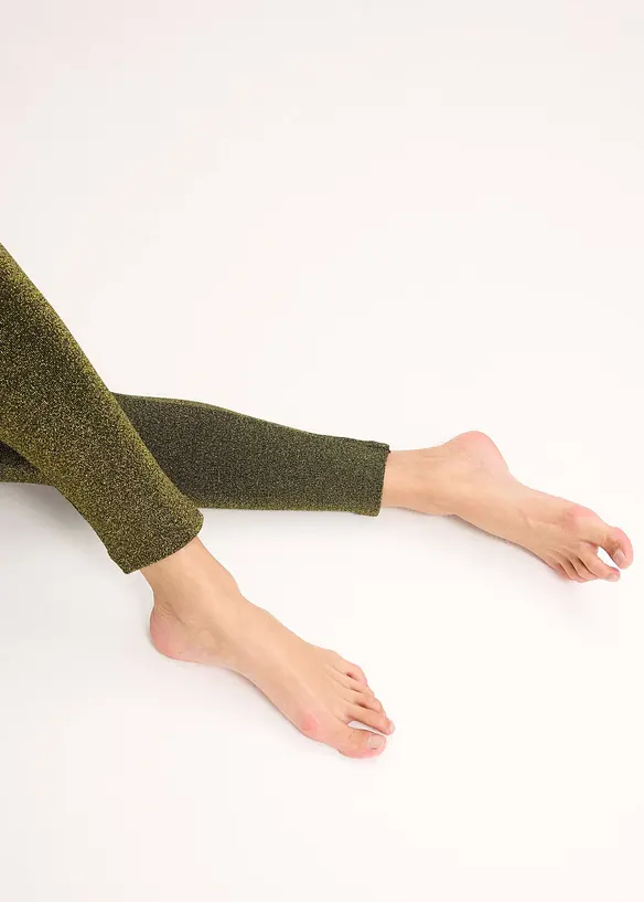 Legging thermique avec fil brillant, bonprix