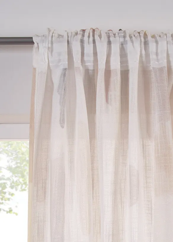 Rideau avec imprimé rayé (1 pce), bonprix