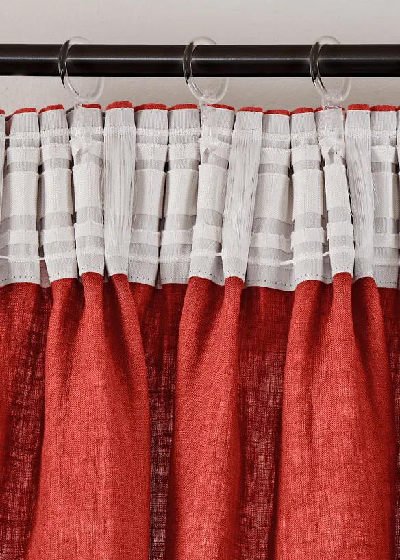 Rideau en lin (1 pce), bonprix