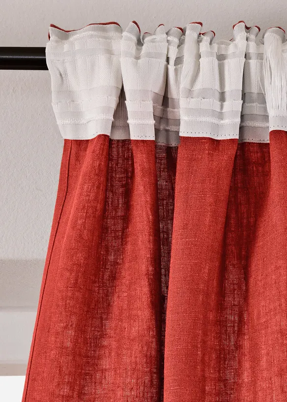 Rideau en lin (1 pce), bonprix