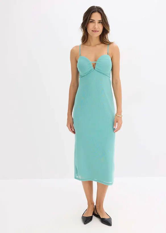 Robe longue au décolleté plongeant, bonprix