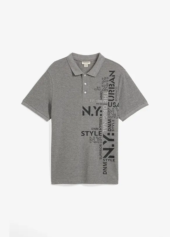 Polo Slim Fit en maille piquée 100% coton, bonprix