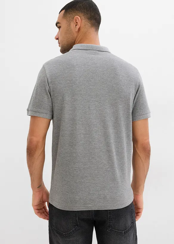 Polo Slim Fit en maille piquée 100% coton, bonprix